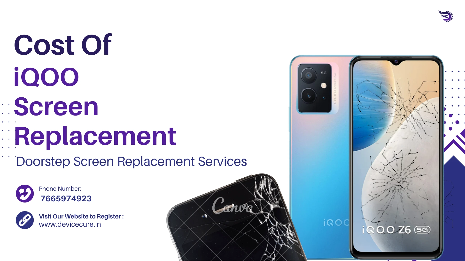Cost of iQOO  Screen Replacement in India: Sign, Time & Best Repair Services